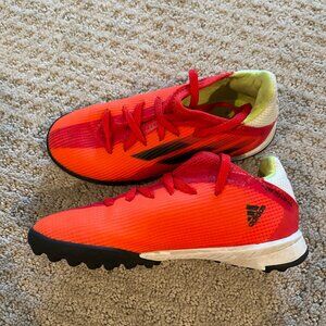 Adidas Kids Speedflow 3 Soccer Turf Shoes Red